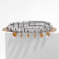 Simple Style Heart Shape Stainless Steel Handmade Bracelets sku image 41