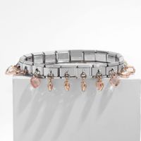 Simple Style Heart Shape Stainless Steel Handmade Bracelets sku image 39