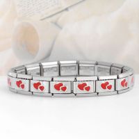 Simple Style Heart Shape Stainless Steel Handmade Bracelets sku image 17