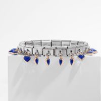Simple Style Heart Shape Stainless Steel Handmade Bracelets sku image 37