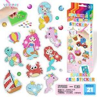 Cartoon Style Unicorn Plastic Kid's Bag Pendant Keychain sku image 2