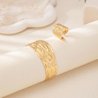 Classical Solid Color Classic Style Irregular 14K Gold Plated Alloy Wholesale Jewelry Set main image 5