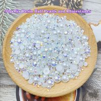 1 Set Resin Rhinestone Round Beads main image 5