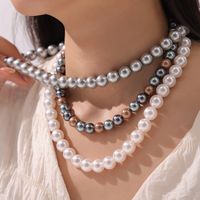 Elegant Classic Style Korean Style Round Artificial Pearl Imitation Pearl Beaded Women's Necklace main image 10