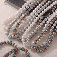 Elegant Classic Style Korean Style Round Artificial Pearl Imitation Pearl Beaded Women's Necklace main image 8