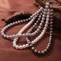 Elegant Classic Style Korean Style Round Artificial Pearl Imitation Pearl Beaded Women's Necklace main image 7