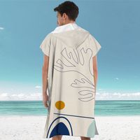 Vacation Letter Fish Polyester Bath Towels sku image 76