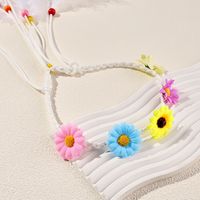 Women's Vacation Bohemian Pastoral Feather Flower Artificial Feather Rope Hair Band main image 7