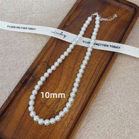 Elegant Simple Style Solid Color Imitation Pearl Beaded Women's Necklace main image 5