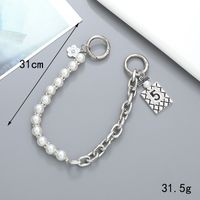 Cute Flower Arylic Alloy Plating Mobile Phone Chain main image 2