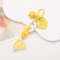 Cartoon Style Cute Sweet Candy Flower Duck Arylic Bag Pendant Keychain sku image 5