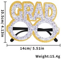 Funny Modern Style Letter Plastic Graduation Prom Party main image 3