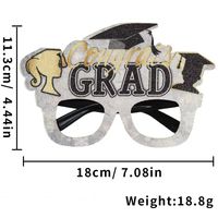 Funny Modern Style Letter Plastic Graduation Prom Party main image 6