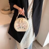 Women's Pu Leather Printing Solid Color Elegant Zipper Handbag main image 2