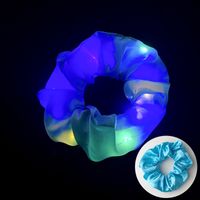 Novedad Color Sólido Cristal Artificial Luminoso Liga Para El Cabello 1 Pieza sku image 13
