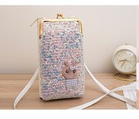 Women's Cartoon Solid Color Pu Leather Sequins Lock Clasp Wallets main image 8