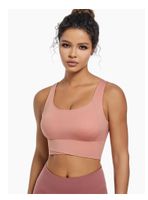 Simple Style Sports Solid Color Nylon Active Tops Bralette main image 3