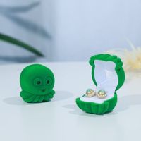 Cute Octopus Plastic + Flocking Jewelry Boxes sku image 1