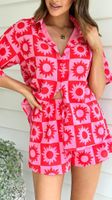Daily Beach Women's Vacation Sun Fruit Linen Polyester Hemp Printing Pants Sets Shorts Sets main image 8