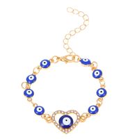 Wholesale Jewelry Simple Style Printing Devil's Eye Plastic Resin Plating Bracelets sku image 10