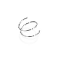 Simple Style Solid Color Stainless Steel Plating Nose Ring sku image 1