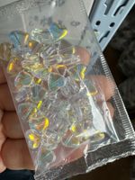 50 PCS/Package 8 * 8mm Hole 1~1.9mm Glass Heart Shape Beads sku image 20