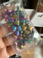 50 PCS/Package 8 * 8mm Hole 1~1.9mm Glass Heart Shape Beads sku image 16