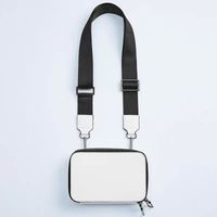 Men's Medium Pu Leather Solid Color Vintage Style Classic Style Square Zipper Fanny Pack main image 5