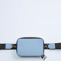 Men's Medium Pu Leather Solid Color Vintage Style Classic Style Square Zipper Fanny Pack main image 4