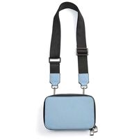Men's Medium Pu Leather Solid Color Vintage Style Classic Style Square Zipper Fanny Pack sku image 3