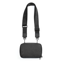 Men's Medium Pu Leather Solid Color Vintage Style Classic Style Square Zipper Fanny Pack sku image 2