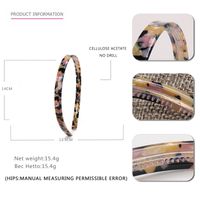 Women's Simple Style Classic Style Color Block Acetic Acid Sheets Hair Band sku image 9