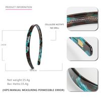 Women's Simple Style Classic Style Color Block Acetic Acid Sheets Hair Band sku image 8