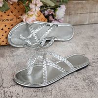 Women's Casual Solid Color Open Toe Slides Slippers sku image 9