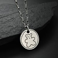 Cute Bear 304 Stainless Steel 18K Gold Plated Unisex Pendant Necklace main image 3