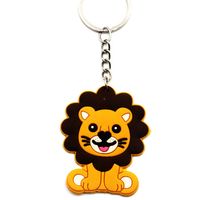 Cartoon Style Animal PVC Unisex Bag Pendant Keychain sku image 5