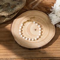 Wholesale Jewelry IG Style Simple Style Round Stone Iron Beaded Bracelets sku image 2