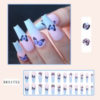 French Style Starry Sky Flower Pvc Nail Patches 1 Set sku image 9