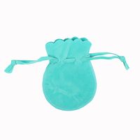 Simple Style Solid Color Flannel Jewelry Packaging Bags sku image 17