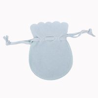 Simple Style Solid Color Flannel Jewelry Packaging Bags sku image 8