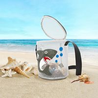 Kinder Mittel PVC Tier Unterwasserwelt Ferien Reißverschluss Strandtasche main image 2