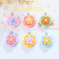 1 Piece 20 * 25mm Hole Under 1mm Resin Flower Pendant main image 10