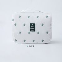 حقيبة أدوات الزينة من قماش أكسفورد بتصميم غير رسمي حقيبة مكياج سعة كبيرة sku image 3