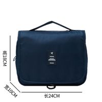 حقيبة أدوات الزينة من قماش أكسفورد بتصميم غير رسمي حقيبة مكياج سعة كبيرة sku image 6