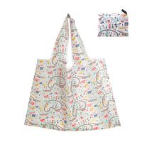 Cute Pastoral Flower Polyester Composite Needle Punched Cotton Shopping Bags sku image 99