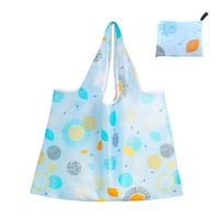 Cute Pastoral Flower Polyester Composite Needle Punched Cotton Shopping Bags sku image 110