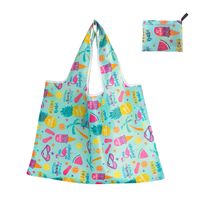 Cute Pastoral Flower Polyester Composite Needle Punched Cotton Shopping Bags sku image 111