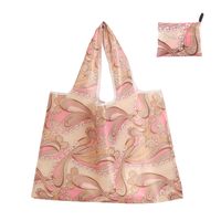 Cute Pastoral Flower Polyester Composite Needle Punched Cotton Shopping Bags sku image 106