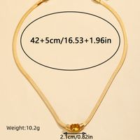 304 Stainless Steel 18K Gold Plated French Style Simple Style Hollow Out Inlay Butterfly Shell Zircon Necklace main image 3
