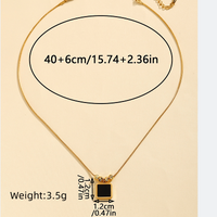 304 Stainless Steel 18K Gold Plated French Style Simple Style Hollow Out Inlay Butterfly Shell Zircon Necklace main image 6